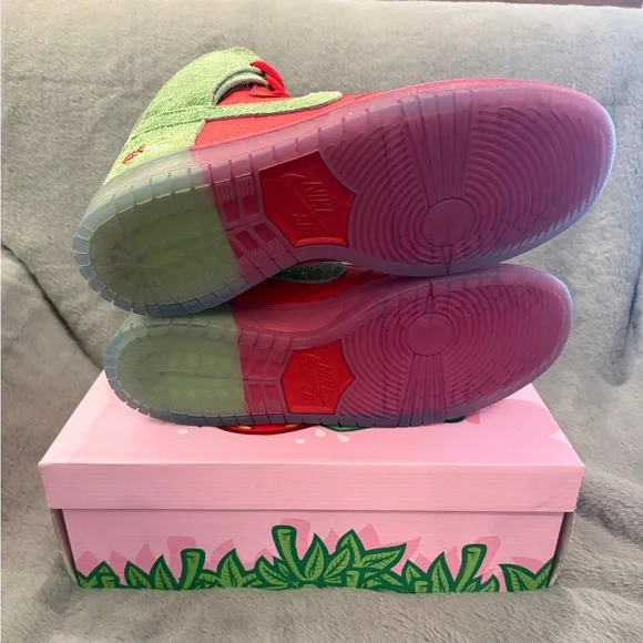 Nike SB Dunk High Strawberry Cough (Special Box) CE7093-600 OG All 13M New DS - Picture 7 of 15